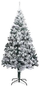 VidaXL Umjetno božićno drvce sa snijegom zeleno 240 cm PVC