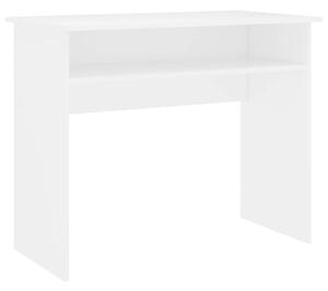 VidaXL Radni stol bijeli 90 x 50 x 74 cm od iverice