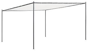VidaXL Sjenica s krovom 4 x 4 m bijela 180 g/m²