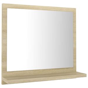 VidaXL Kupaonsko ogledalo boja hrasta 40x10,5x37 cm konstruirano drvo