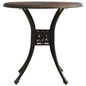 VidaXL Vrtni stol brončani 78 x 78 x 72 cm od lijevanog aluminija