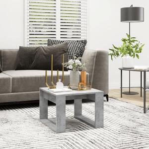 VidaXL Bočni stolić siva boja betona 50 x 50 x 35 cm od iverice