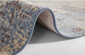 Plavo-sivi tepih s udjelom recikliranog pamuka Nouristan, 80 x 150 cm