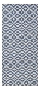 Plavi vanjski tepih NORTHRUGS Karo, 80 x 200 cm