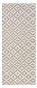 Sivi vanjski tepih NORTHRUGS Karo, 80 x 150 cm