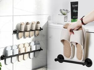 Metalna zidna vješalica za papuče i ručnike GLIDE