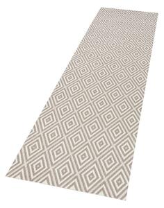 Sivi vanjski tepih NORTHRUGS Karo, 80 x 200 cm