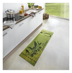 Zelena kuhinjska staza Zala Living Olive, 50 x 150 cm