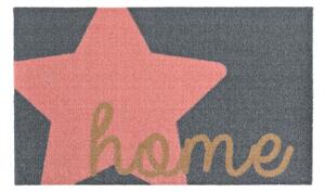 Sivo-ružičasti otirač Zala Living Design Star Home, 50 x 70 cm