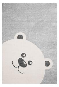 Dječji sivi tepih Zala Living Bear, 120 x 170 cm