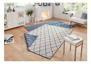 Plavo-krem vanjski tepih NORTHRUGS Malaga, 120 x 170 cm