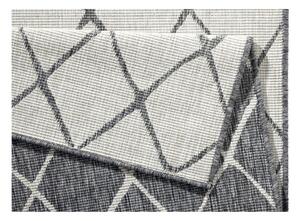 Sivo-krem vanjski tepih NORTHRUGS Malaga, 120 x 170 cm