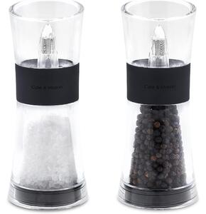 Cole&Mason - Set mlinaca za sol i papar FLIP 2 kom 15,4 cm crna