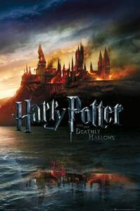 Poster Harry Potter - Gorući Hogwarts, (61 x 91.5 cm)