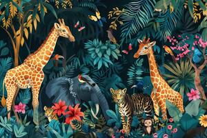 Slika životinje iz džungle
