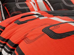 Pamučna posteljina TONDA crvena Dimenzije posteljine: 70 x 90 cm | 140 x 200 cm