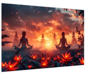 Slika - Joga u prirodi (90x60 cm)