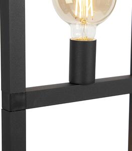 Industrijska podna svjetiljka 2-svijetla crna - Simple Cage 2