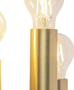 Vintage zidna lampa zlatna 6 svjetla -Tubi