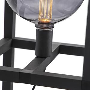 Industrijska podna svjetiljka crna - Big Cage 2