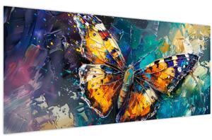Slika - Leptir, ulje na platnu (120x50 cm)