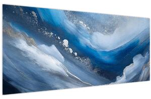 Slika - Apstrakcija oceana (120x50 cm)