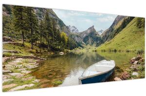 Slika - Seealpsee, jezero u Švicarskoj (120x50 cm)