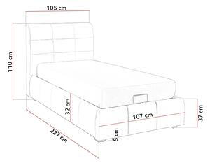 Krevet VIKTOR-90x200 cm -Bez podizne podnice