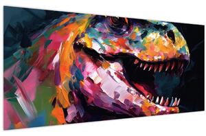 Slika - Dinosaur, slika (120x50 cm)