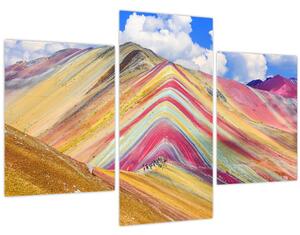 Slika - Rainbow Mountain, Peru (90x60 cm)