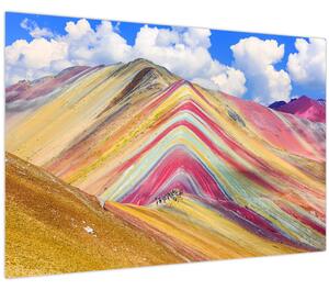 Slika - Rainbow Mountain, Peru (90x60 cm)