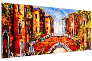 Slika - Ulje na platnu grada III. (120x50 cm)