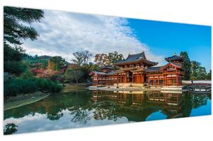 Slika - Hram Byodo-in, Japan (120x50 cm)