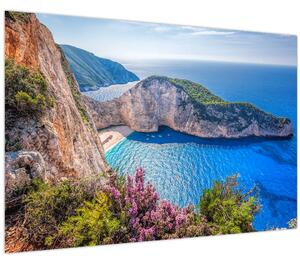 Slika - Plaža Navagio, Grčka (90x60 cm)