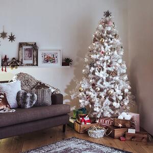 Prekrasna božićna jelka u bijeloj boji 150 cm