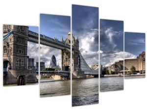 Slika - Tower Bridge u Londonu (150x105 cm)