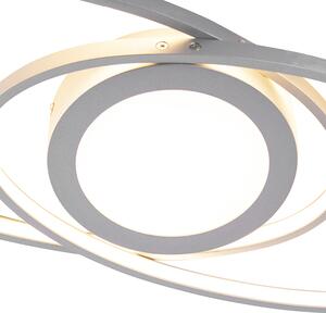 Dizajn stropne svjetiljke čelik s LED diodom u 3 koraka za zatamnjivanje - Axy