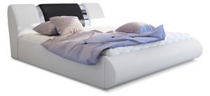 Zondo Bračni krevet 180 cm Fabio (bijela + crna) (s podnicom i prostorom za odlaganje). 1041679