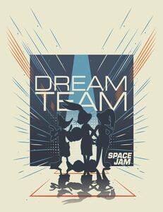 Umjetnički plakat Space Jam - Dream Team, (26.7 x 40 cm)