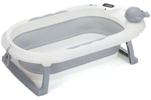 Fillikid sklopiva kadica Beluga s termometrom, white-grey