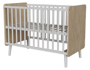 Faktum Peak kinderbet 120x60 cm, Natural Oak-White