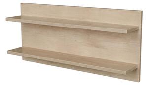 Faktum Peak polica za zid, Natural Oak-White