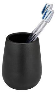 Crna keramička čaša za četkice za zube Nerno – Wenko