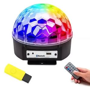 Disco LED RGB projektor i MP3 Bluetooth Player + USB ključ i daljinski upravljač