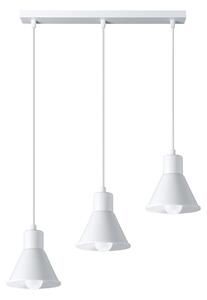 Bijela viseća lampa s metalnim sjenilom 45x14 cm Martina - Nice Lamps