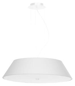 Bijela visilica sa staklenim sjenilom ø 60 cm Hektor - Nice Lamps