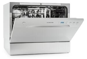 Klarstein Amazonia 6, perilica posuđa, 1380W, F, 49dB, 6 kompleta posuđa, upravljanje tipkama