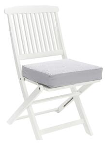 Siva pamučna sjedalica Westwing Collection Arc, 40 x 40 cm