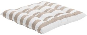 Bijelo-bež pamučni jastuk za stolicu Westwing Collection Timon, 40 x 40 cm