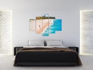 Slikanje - Trčanje na plaži (150x105 cm)